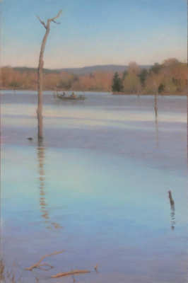 Mahlke_PCSP_Good-Fishin-Weather_11.75x17.75_pastel-on-mounted-paper